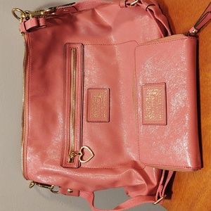 Coach hobo bag and matching wallet